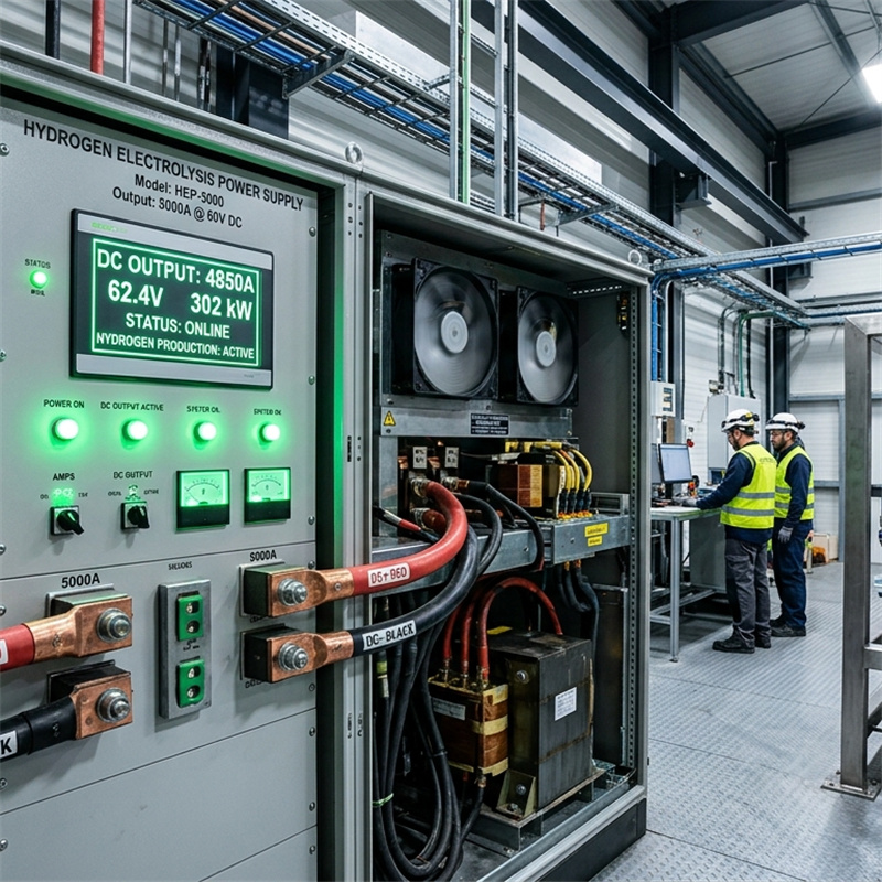 Designing Power Supplies for 'Hydrogen Electrolyzers': Current ripple and voltage regulation requirements.