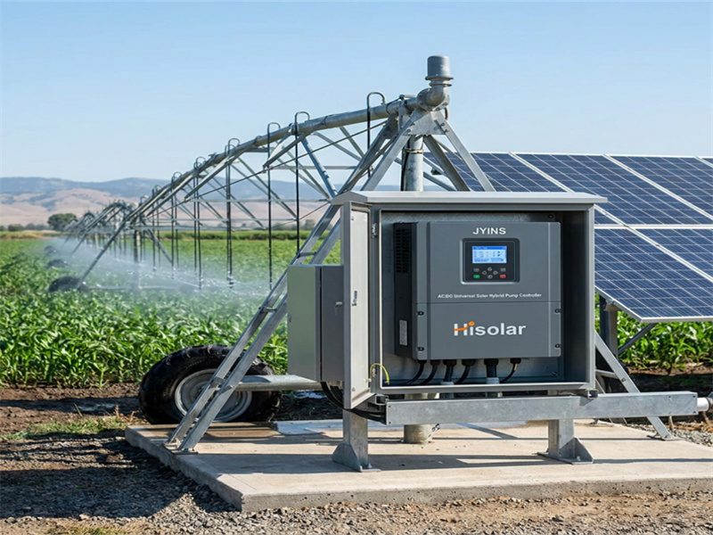 Automação Agrícola: Seleção de Controladores Solares Híbridos Universais CA/CC para Irrigação em Grande Escala