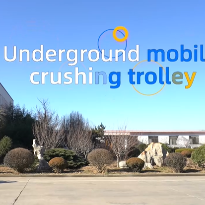 Underground mobile crushing trolley