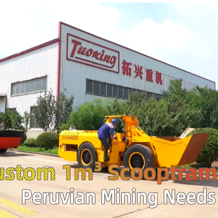 Custom 1m³ Scooptram for Peruvian Mining Needs