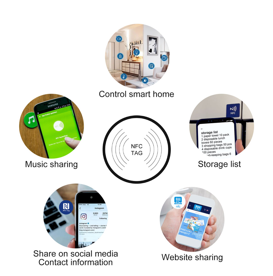 Custom NFC Tags for Business Cards | Programmable NFC Tags Supplier