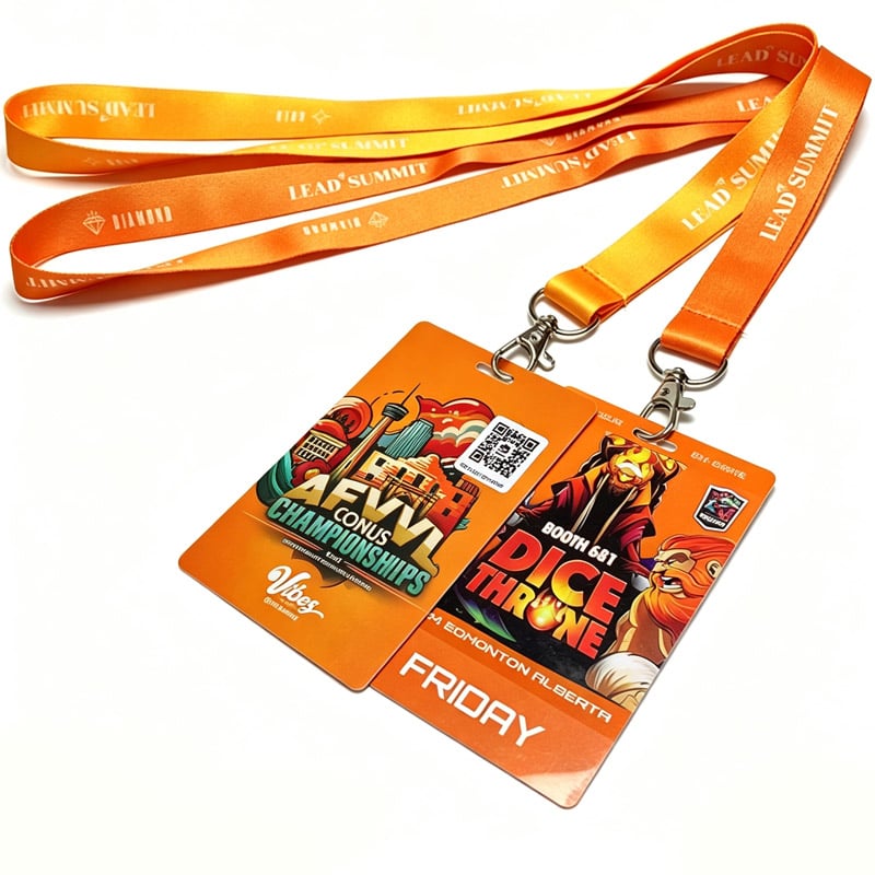 PVC ID Conference Badges and Lanyards Supplier