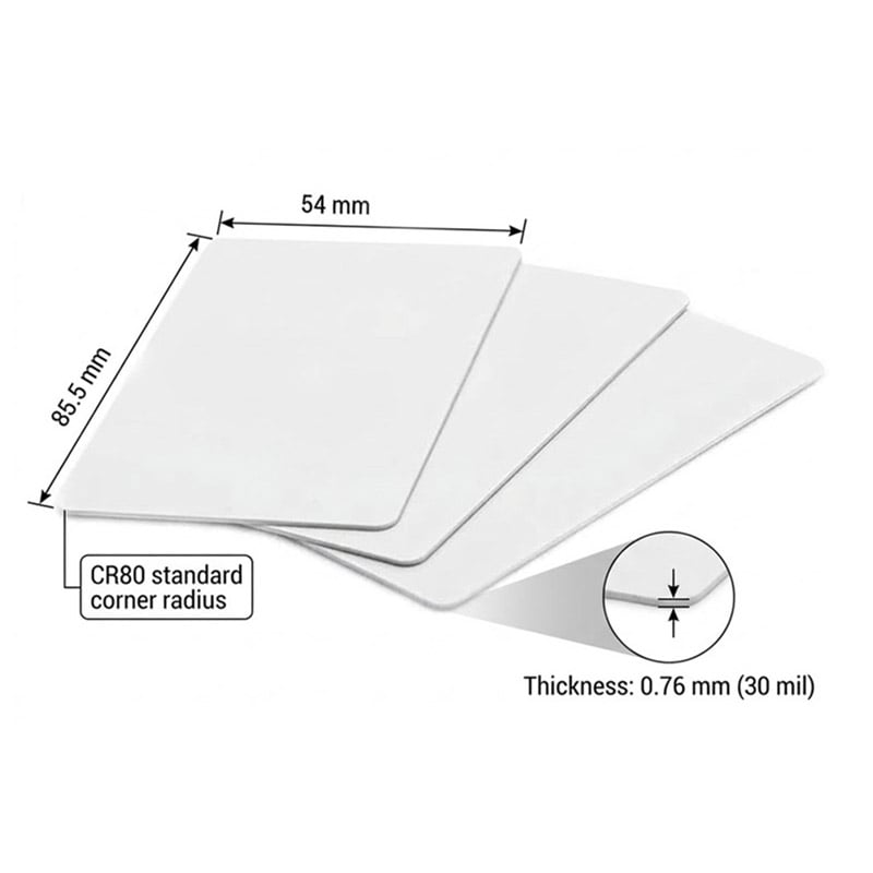 30mil Cr80 PVC Inkjet Card | Blank PVC Cards | Printable Plastic Cards