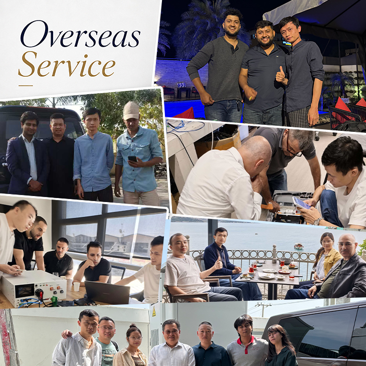 Global teknisk support og service på stedet