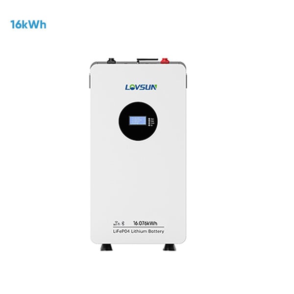 16 kWh stojící akumulátor LiFePO4 pro skladování energie s displejem