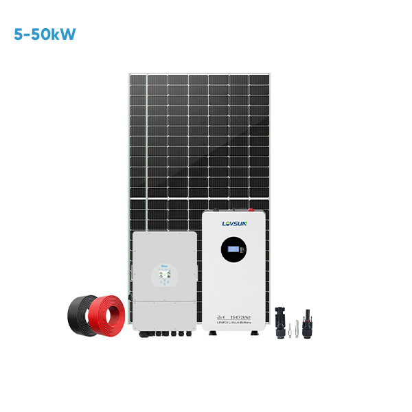 EU Standard 5~50 kW Hybridní solární systém