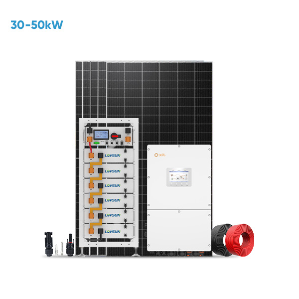 30-50 kW systém ESS s vysokým napětím, hybridní solární systém