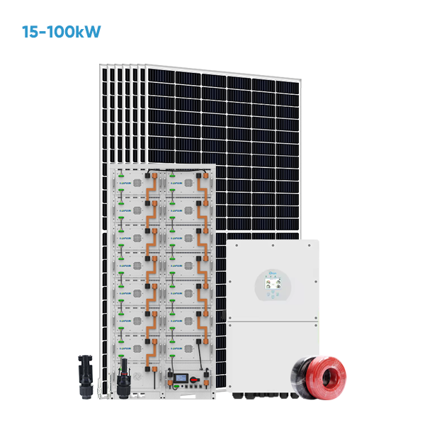 Hybrid Solar Energy System 5Kw 20Kw 30Kw Solar Power Hybrid System With Battery Energy Storage System All In One