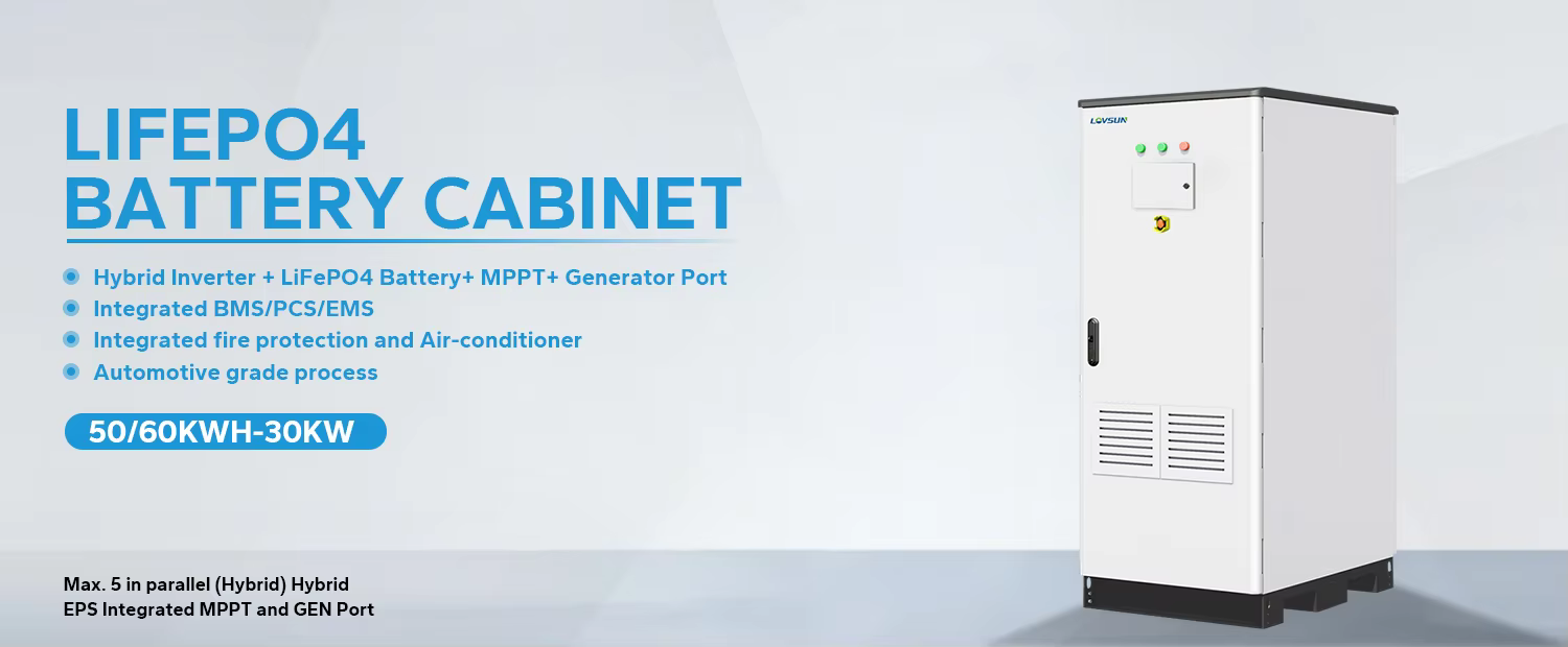 All in One Bess 30kw 50kw Solar Lifepo4 Battery Outdoor Cabinet Ess 50kwh 100kwh Hybrid Solar Energy Storage System factory