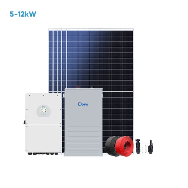 5kW 8kW 10kW 12kW 완제품 하이브리드 태양광 시스템 (가정용)