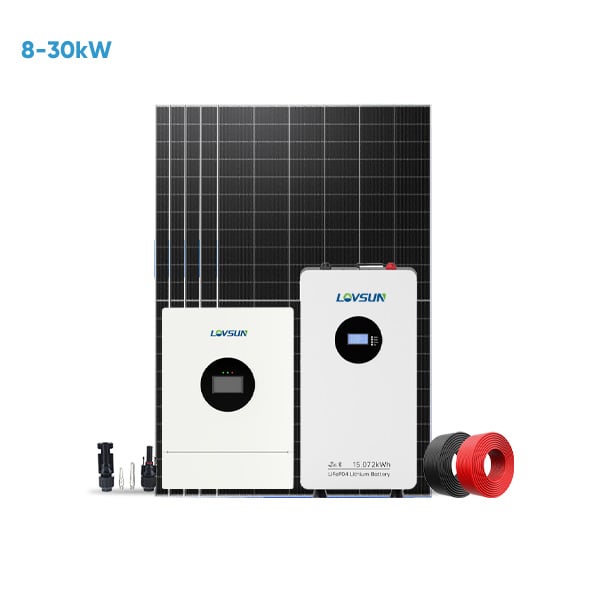 미국용 8-30KW 오프그리드 태양광 시스템