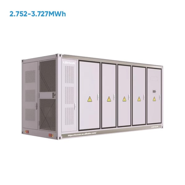 מחיר מפעל ל-BESS של 2.7MWh, 3.3MWh, 3.7MWh עם בטריות LifePO4 למכל עבור מערכת סולארית מסחרית