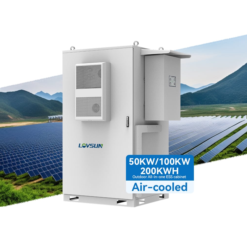 로브선 솔라의 실외 통합 에너지 저장 시스템 (ESS) 캐비넷 50KW/100KWH (50KW/100KW)/200KWH