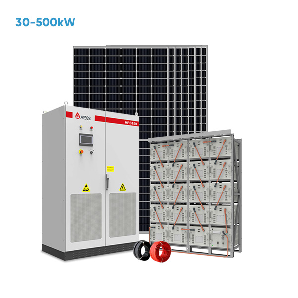 완성형 태양광 에너지 시스템 150kw 250kw 500kw 하이브리드 태양광 에너지 저장 시스템
