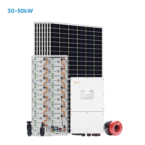 30-50KW High Voltage ESS Hybrid Solar System