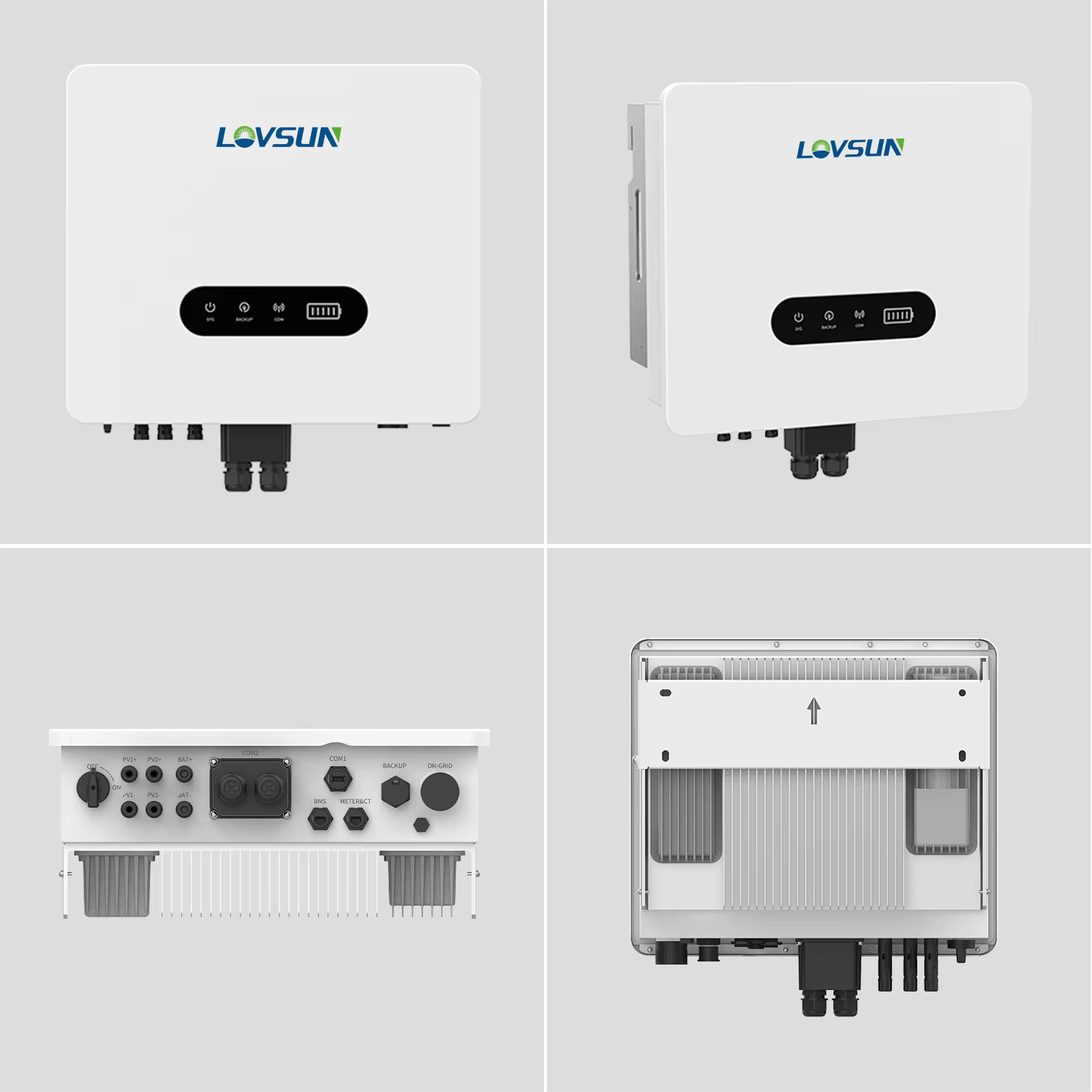 Lovsun IP65 Solar Inverter High Voltage 5kw 6kw 8kw 10kw 12kw Hybrid Solar Inverter for Home Energy Storage System details