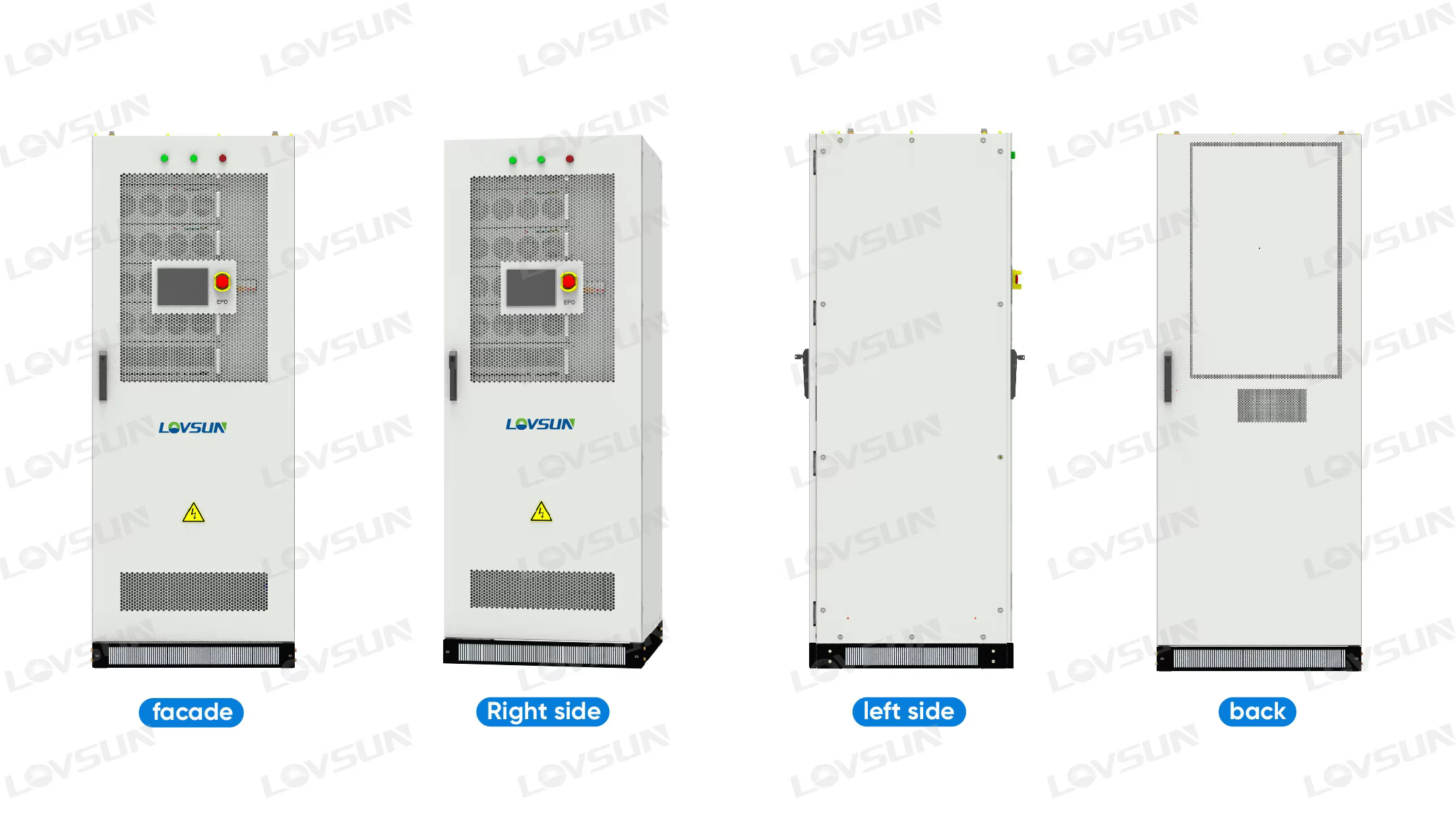 Hybrid Solar Inverter 50kw 100kw 150kw Indoor All in One Energy Storage Power Inverter Hybrid Solar System Industrial details