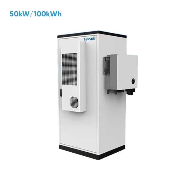 올인원 50kw 100kWh 배터리 저장 시스템 실외 에스에스 캐비넷 주거 및 상업용