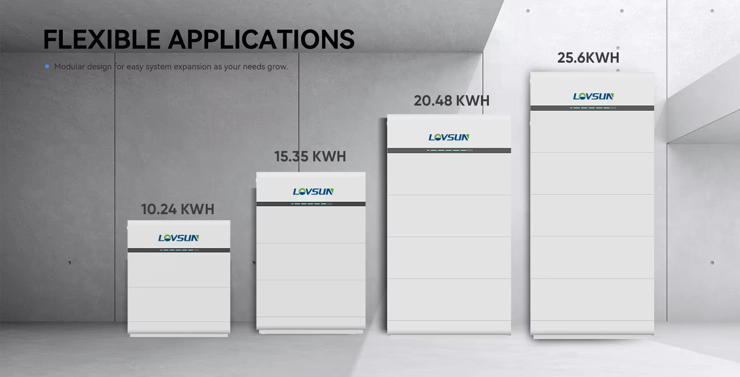 Lovsun High Voltage Lithium Battery Stacked 10kwh 15kwh 20kwh 25kwh Solar Energy Storage Battery details