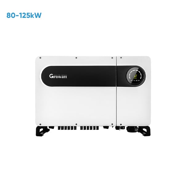 Growatt 50kw 80kw 100kw 온 그리드 타이 태양광 PV 인버터 온 그리드 50kw 80kw 100kw 태양광 인버터 300kw 500kw 1mw 태양광 시스템 용