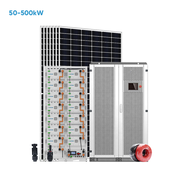 50kw 100KW 150KW 300kw 500kw 1MW Hybrid Solar Systems with Lithium-Ion Battery Solar Panel Solutions for Commercial Industrial