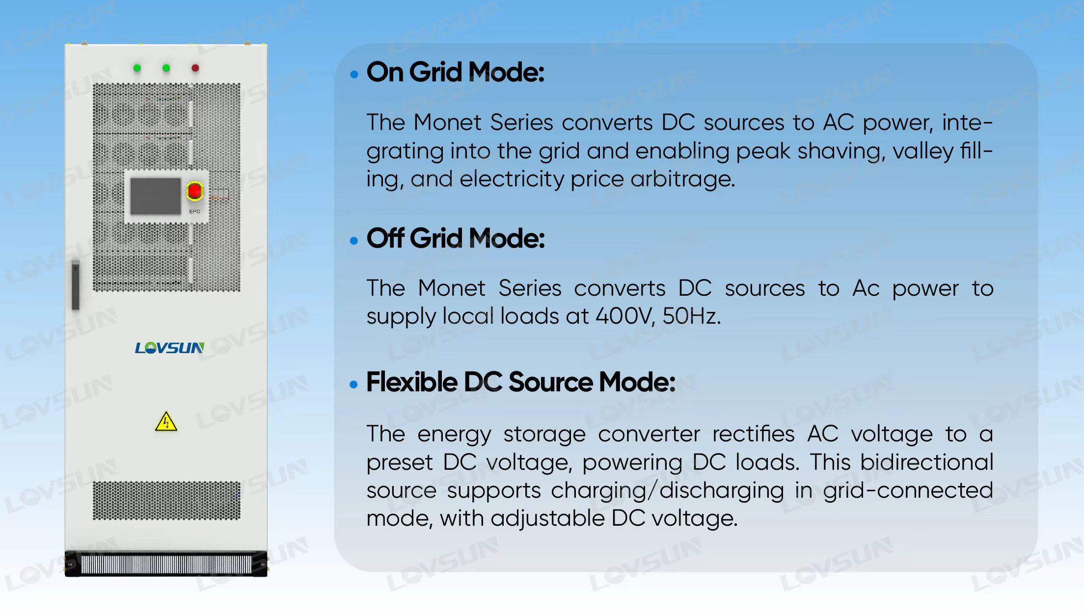 Hybrid Solar Inverter 50kw 100kw 150kw Indoor All in One Energy Storage Power Inverter Hybrid Solar System Industrial factory