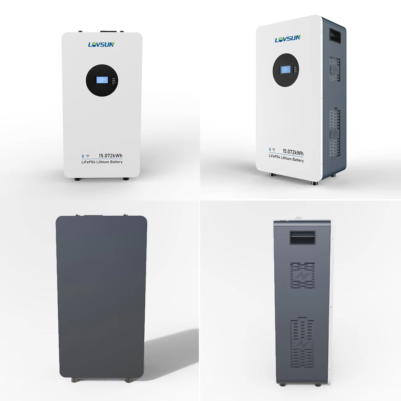 15KWh Floor-mounted LifePO4 Energy Storage Battery with screen details