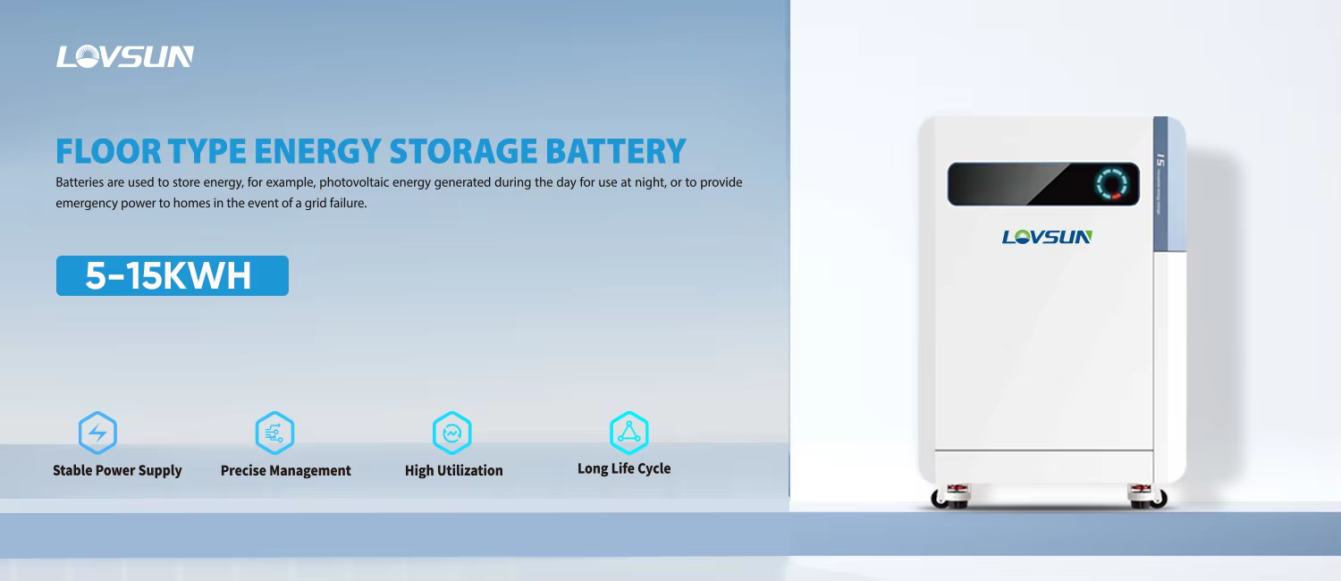 Lovsun Solar System Batteries Lithium Lifepo4 51.2V 100ah 200ah 300ah 15kwh Energy Storage Battery manufacture