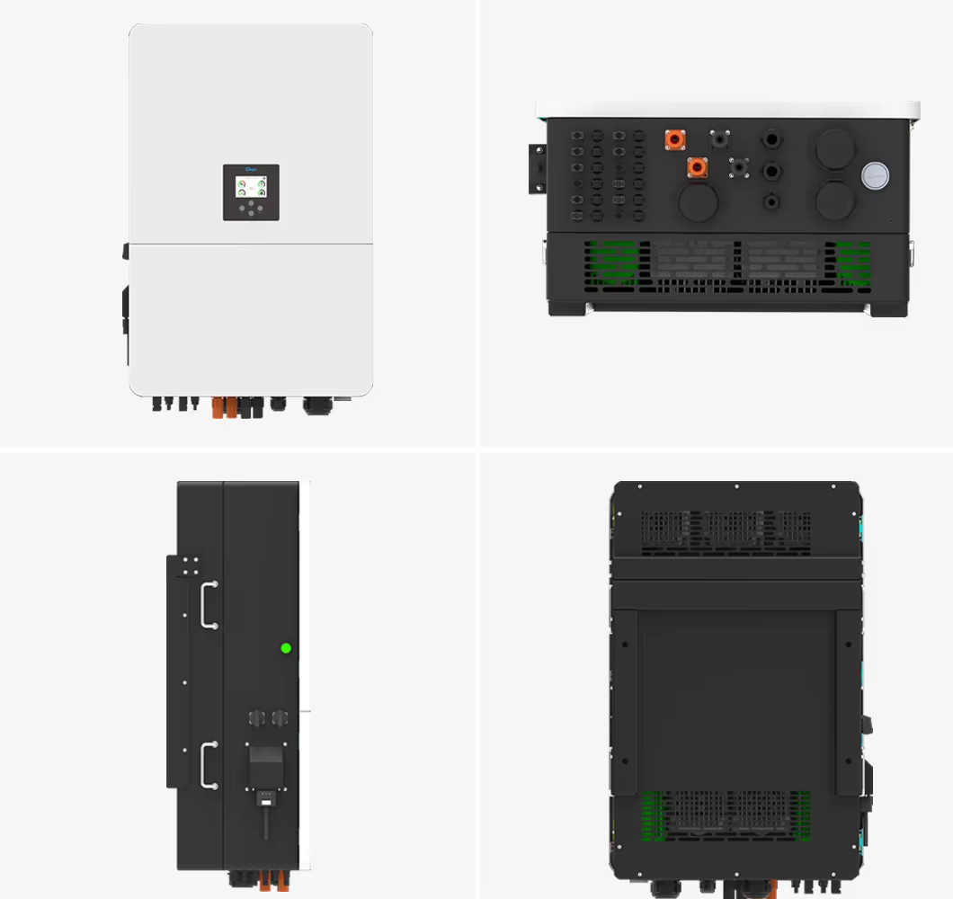 Deye 60kw 75kw 80kw Inverter SUN-60K-SG02HP3-EU-EM6 Three Phase on Off Hybrid Deye Hybrid Inverter EU Stock manufacture