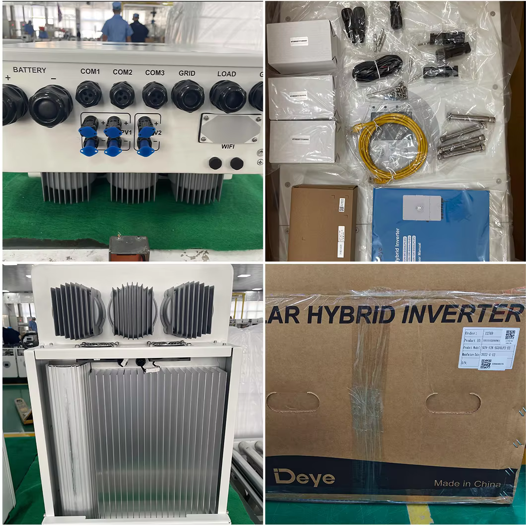 5kw 8kw 10kw 12kw Complete Set Hybrid  Solar System for Home manufacture