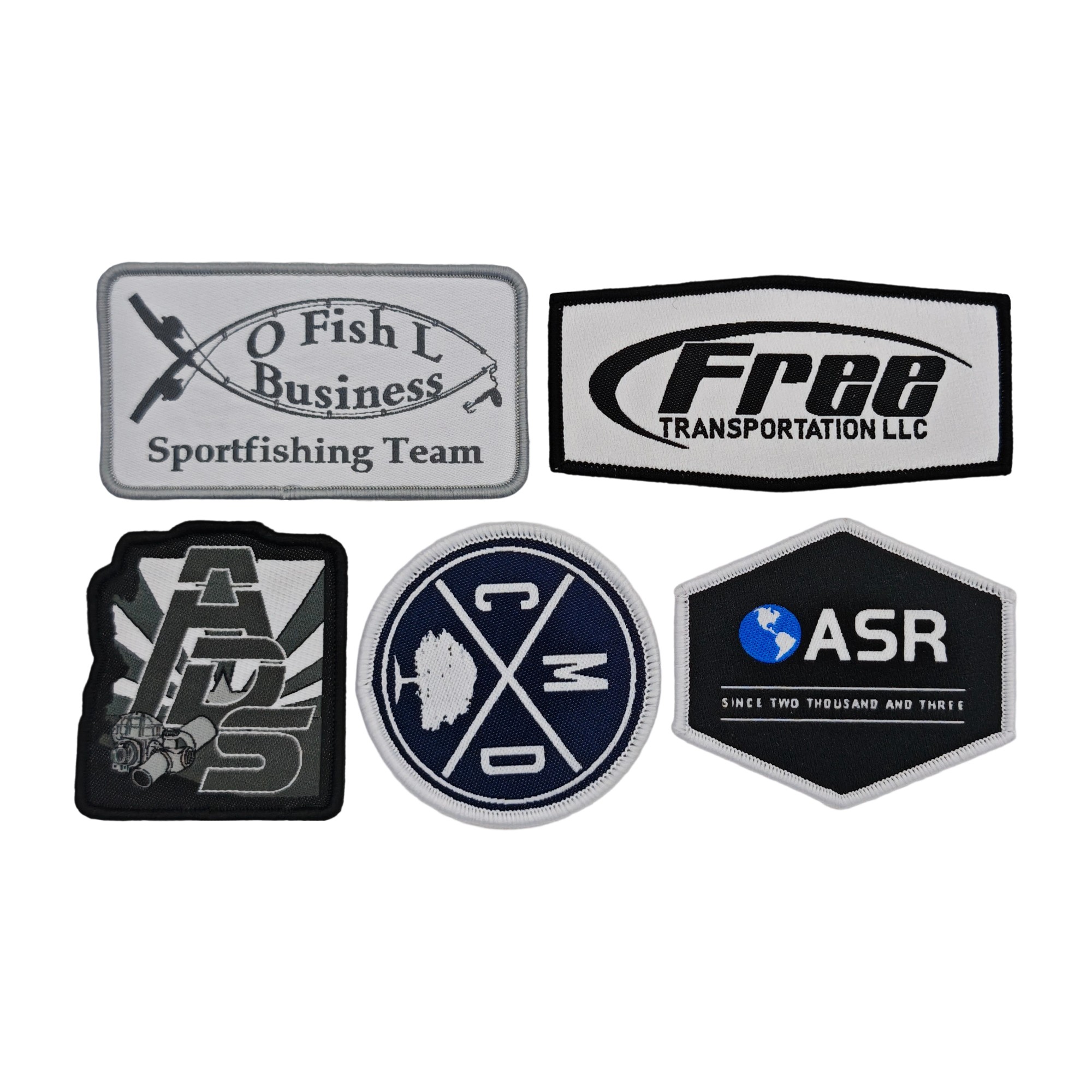 AWELLS Customizable Multi-Industry Woven Badges Multi-Shape Exclusive Corporate Patches Cross-Border Supply for Brand Promotion Gifts