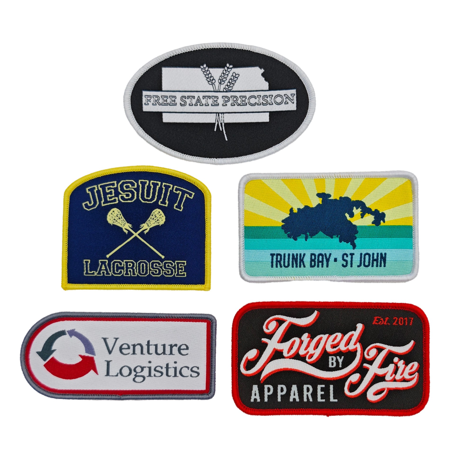 handmade personalized custom embroidery patches for uniforms and security awells-5