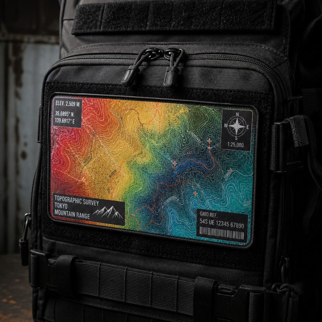 On the backpack