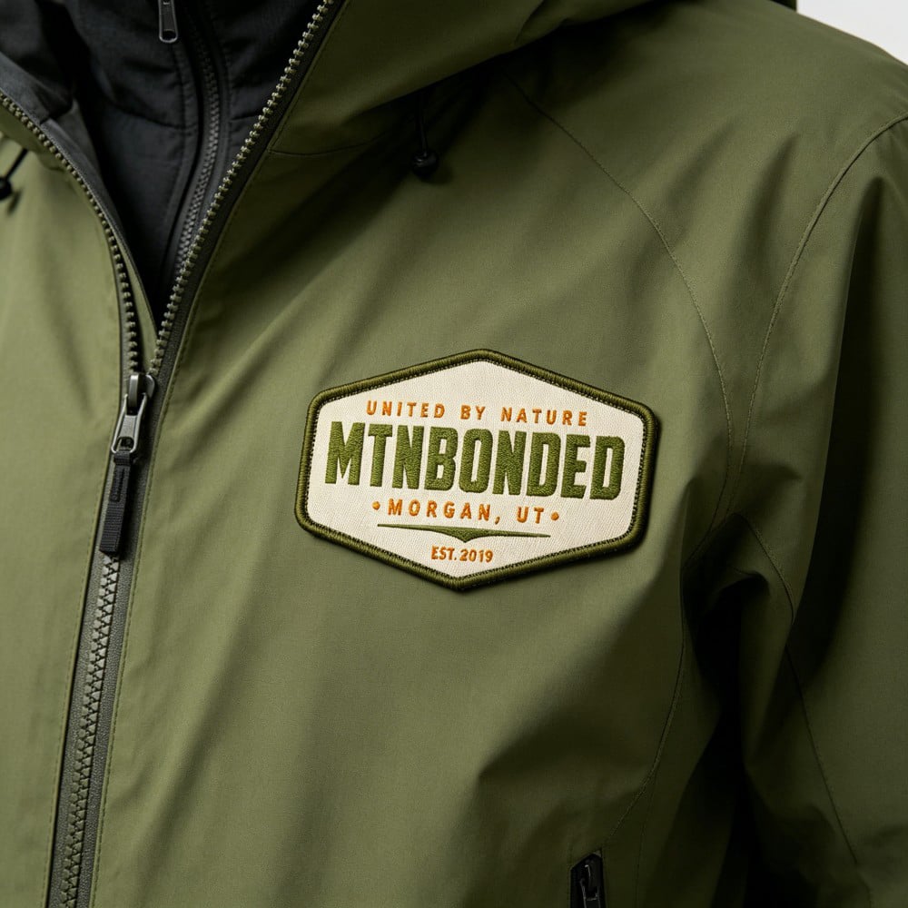 Personalized Woven Badge for Jacket Branding Low-Profile Custom Logo Patch for Club Apparel and Outerwear AWELLS