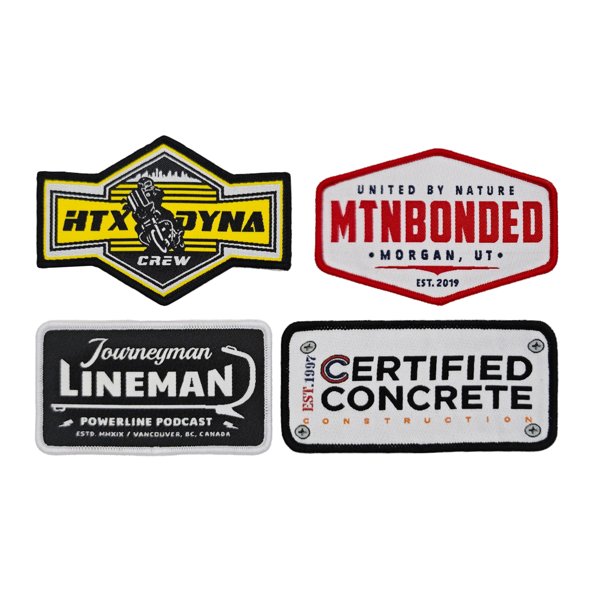 Woven Firefighter Patches For Safety Gear – Flame-Retardant Insignias By AWELLS For Rescue Uniforms