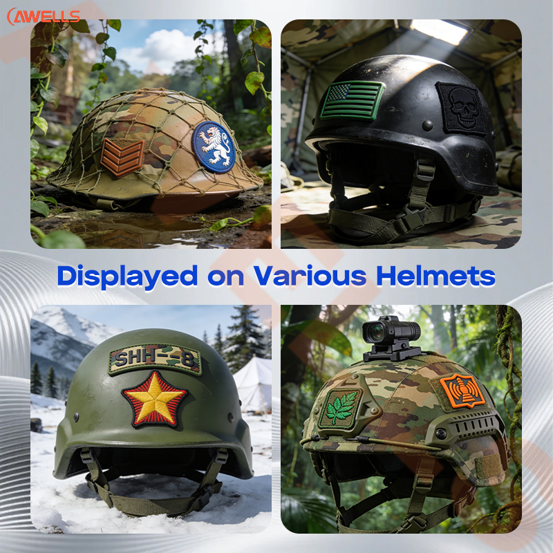Custom Multi-Themed Embroidered Patches State Flag/Outdoor/Golf Style Badges for Clothing & Backpacks