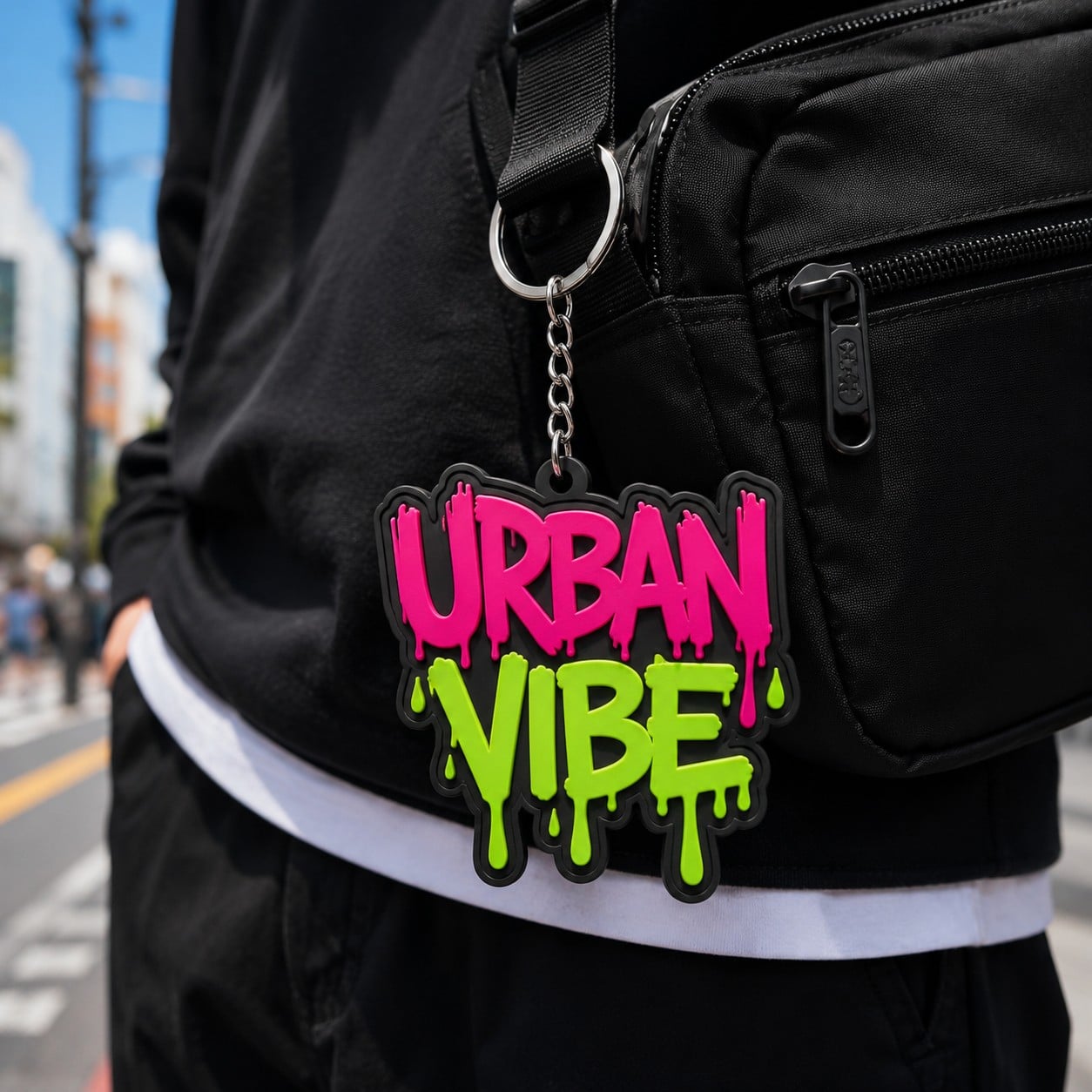 Chaveiro personalizado em borracha e PVC para venda por atacado, destinado a marcas de estilo de vida, mercadorias varejistas, acessórios para bolsas e presentes criativos com logotipo AWELLS