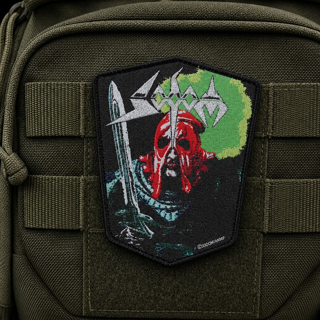 On the backpack