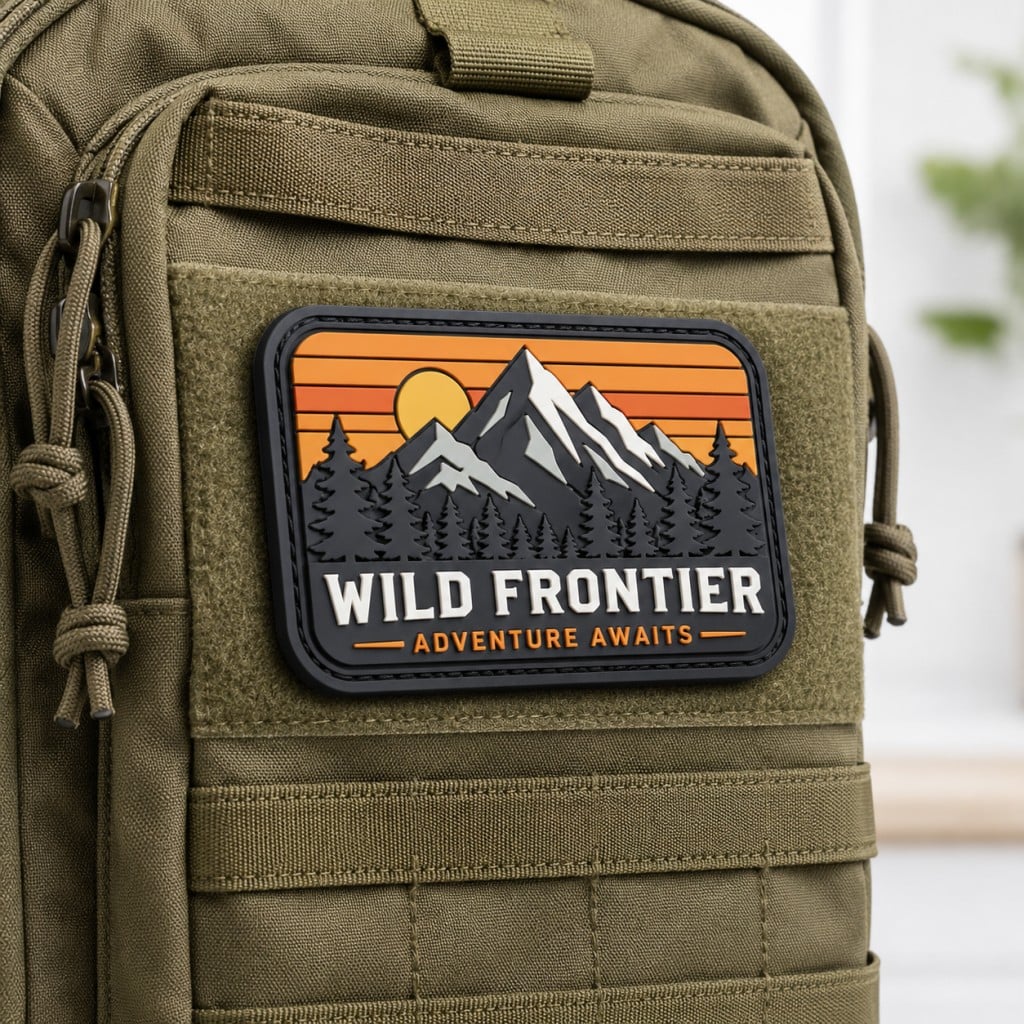 On the backpack