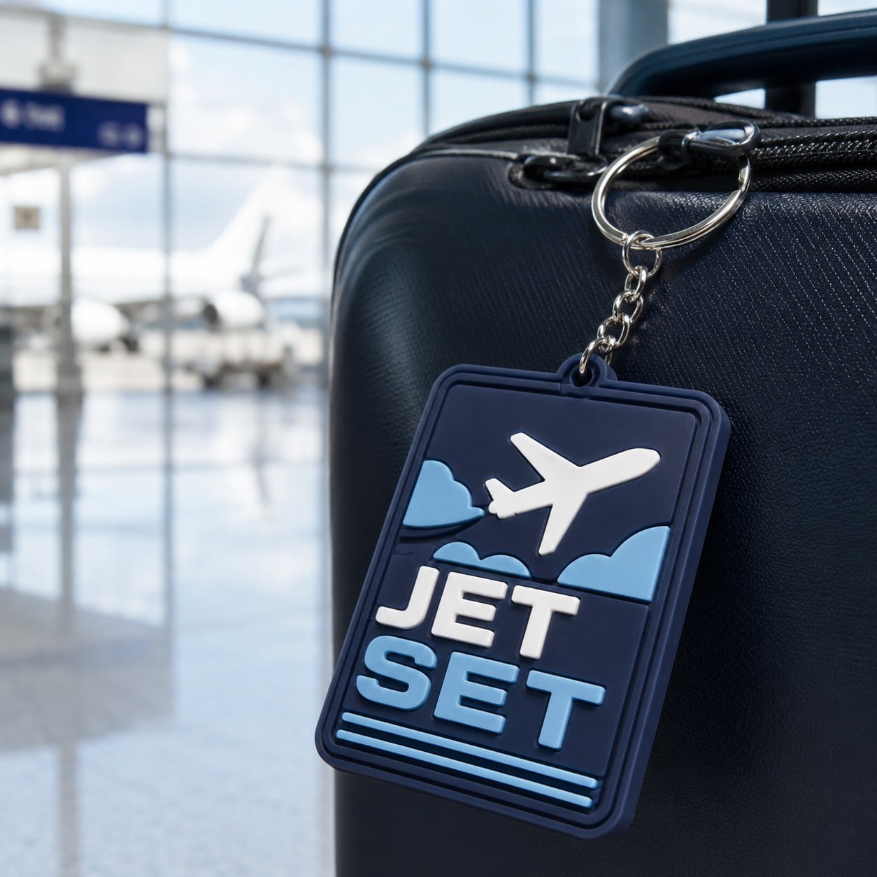 Custom PVC Keychain Luggage Tag for Travel Brands Airline Souvenirs and Promotional Gifts Soft Rubber Keyring OEM ODM AWELLS