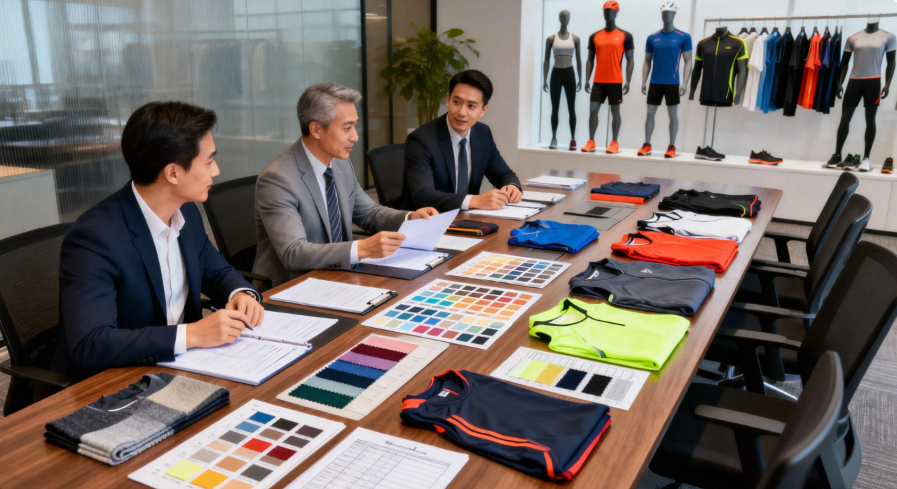 Chaîne d'approvisionnement B2B du vêtement de sport : adaptée aux marchés européen et américain