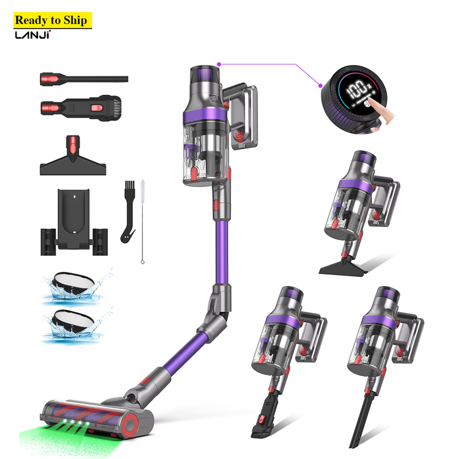 S702 BLDC530W Smart Cordless Vacuum Cleaner