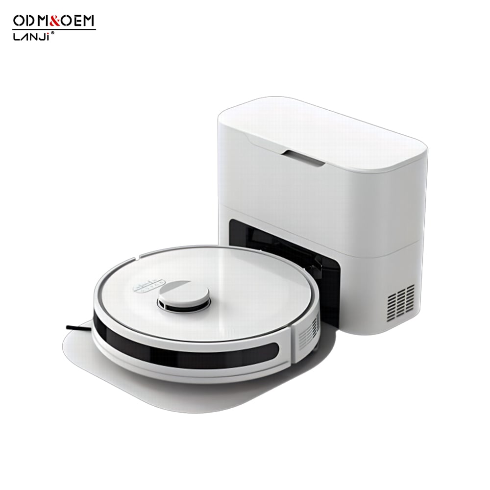 RC400 Smart Robot Vacuum Cleaner with Auto Empty Station 5000Pa Suction Carpet Boost Mop Lift LDS Navigation Tuya App Control