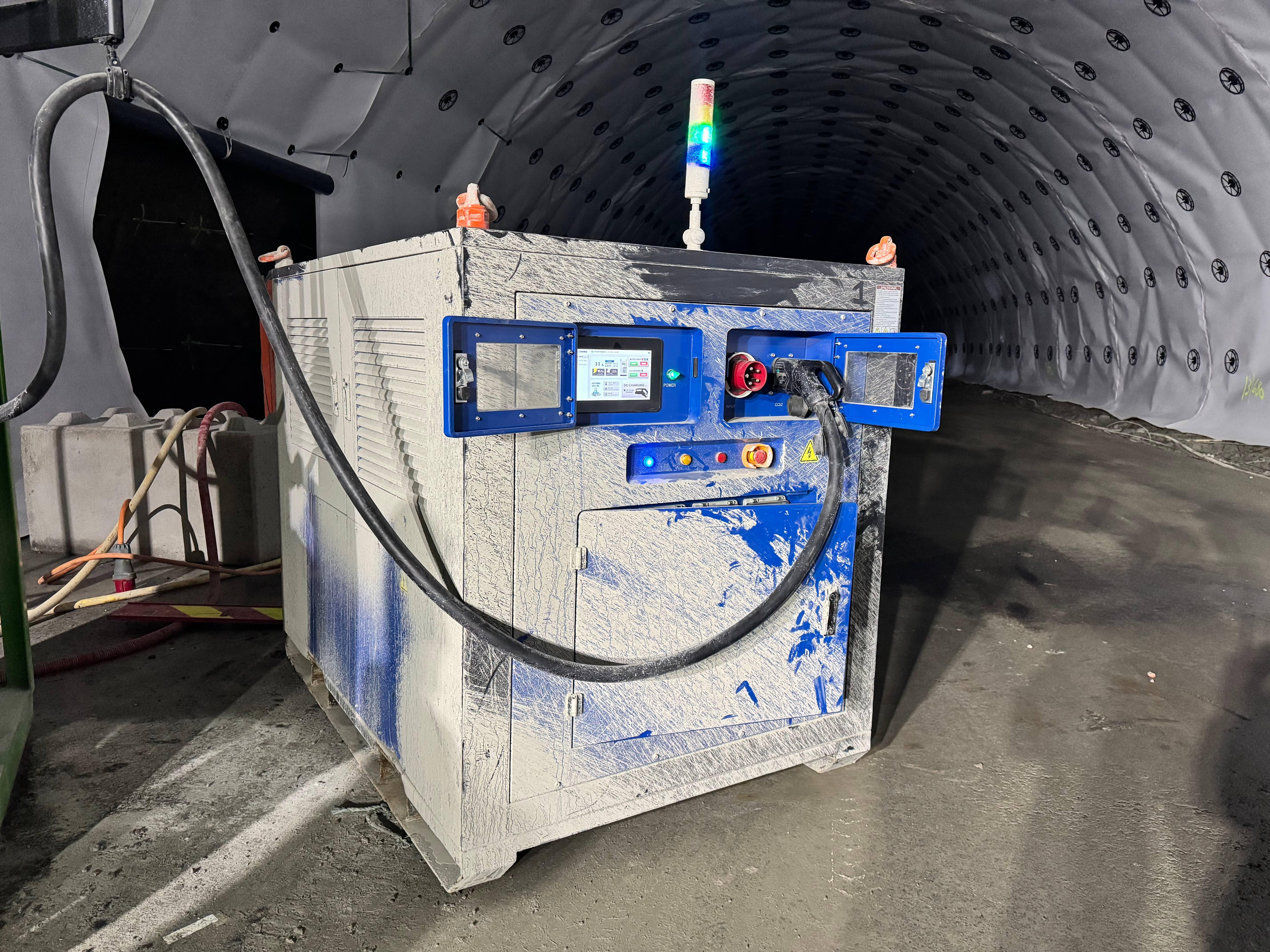 Mobile Energy Storage Powers Electric Operations in Norwegian Tunnel Construction