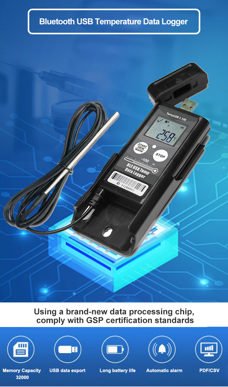 tempU06 L60 Bluetooth USB Temperature Data Logger supplier