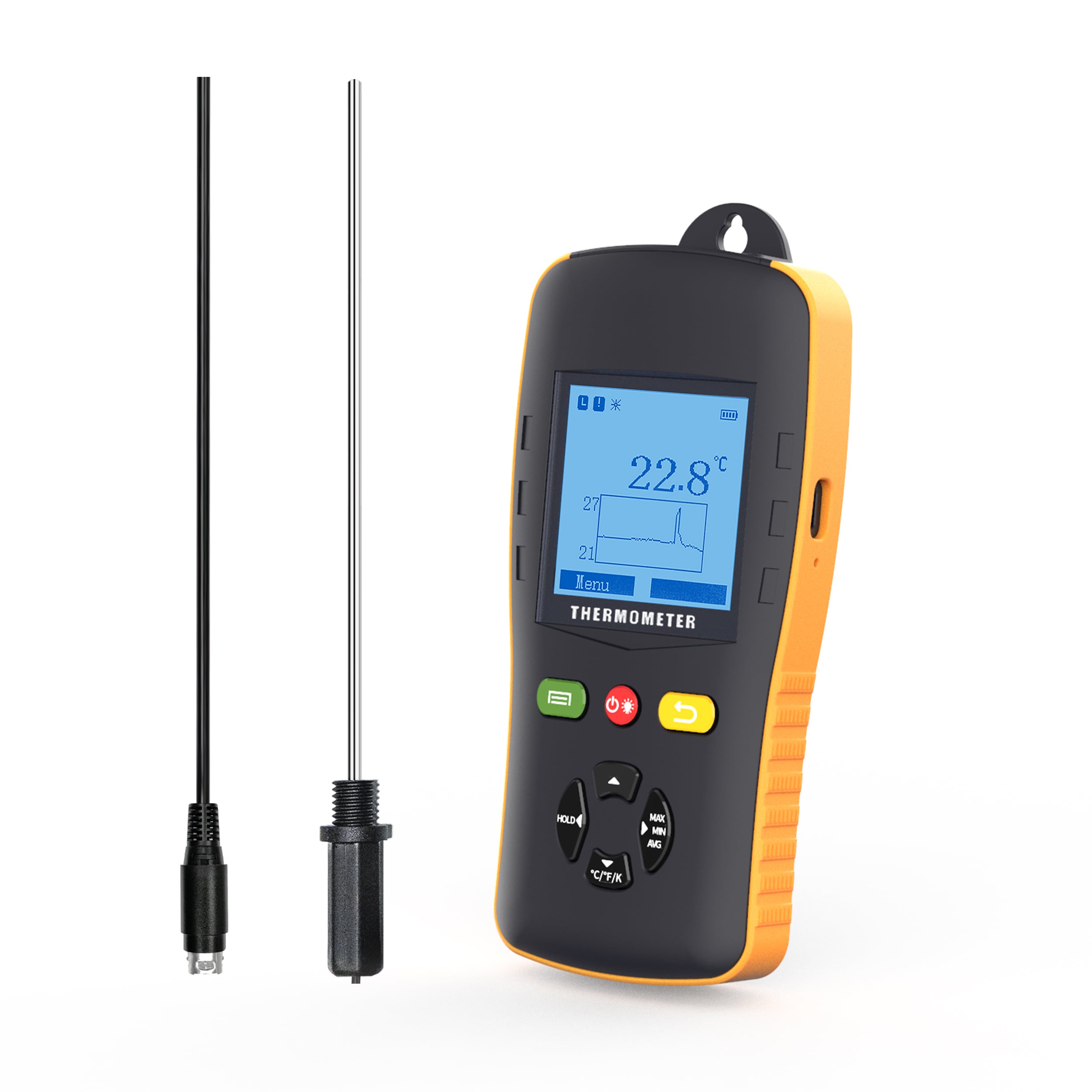 Handheld Single Channel Digital Temperature Measurement PT100 PT1000 RTD Thermometer