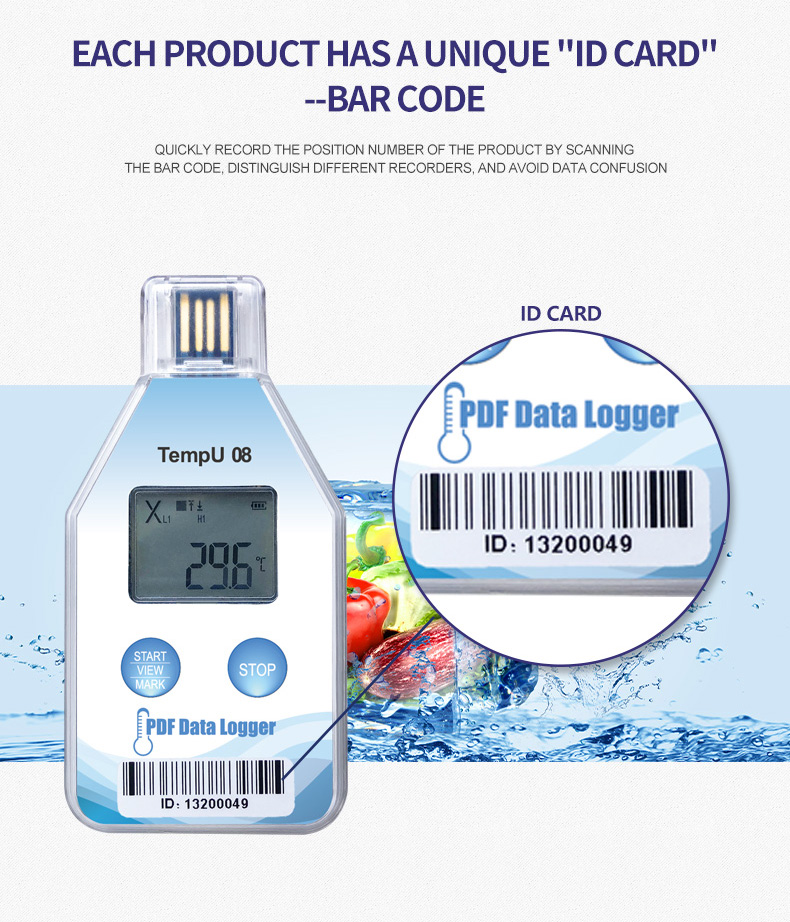 TempU08 Single·USE USB Temperature Data Logger manufacture