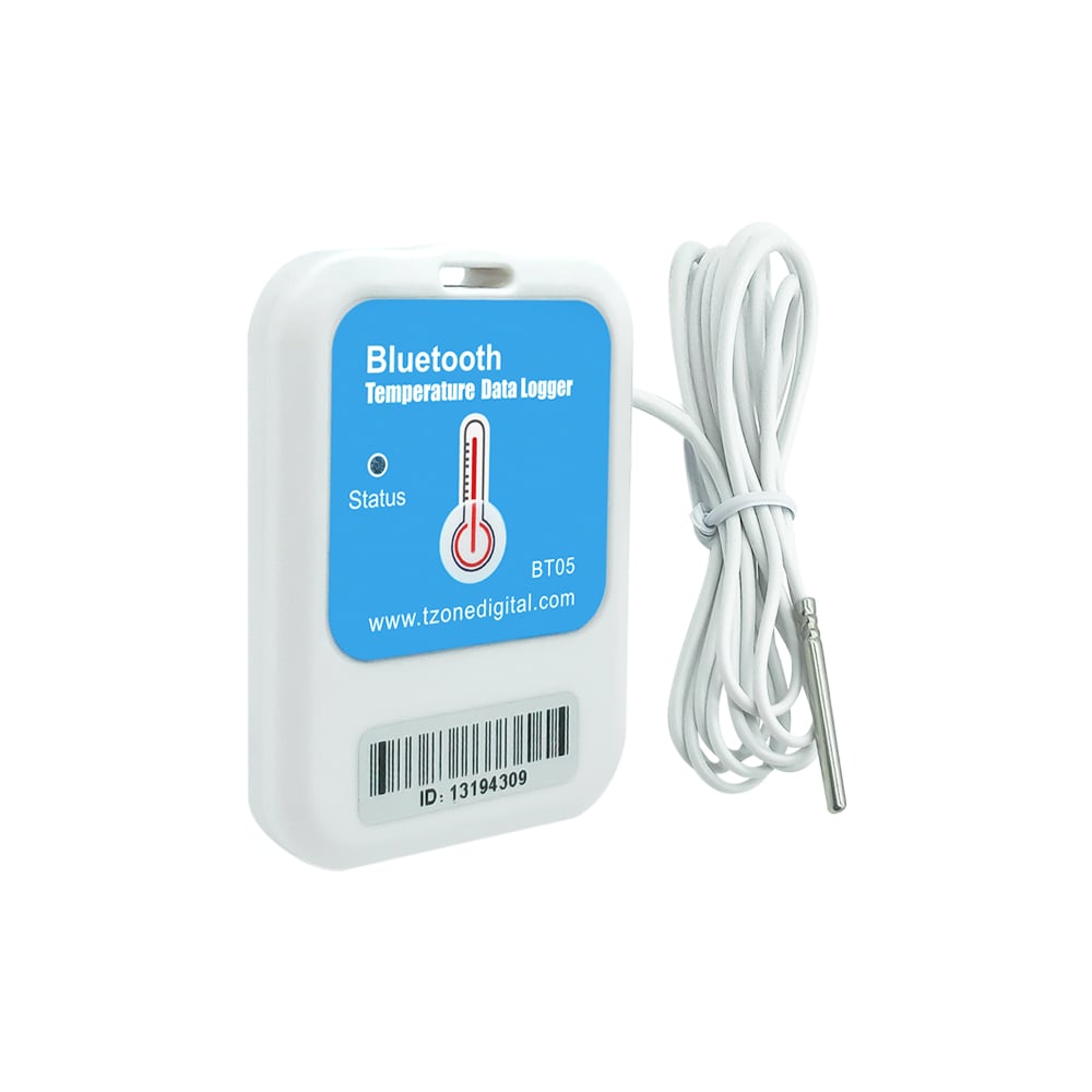 Bluetooth Wireless Temperature Monitor For Cold Chain Transport Sensor Temperature Data Logger