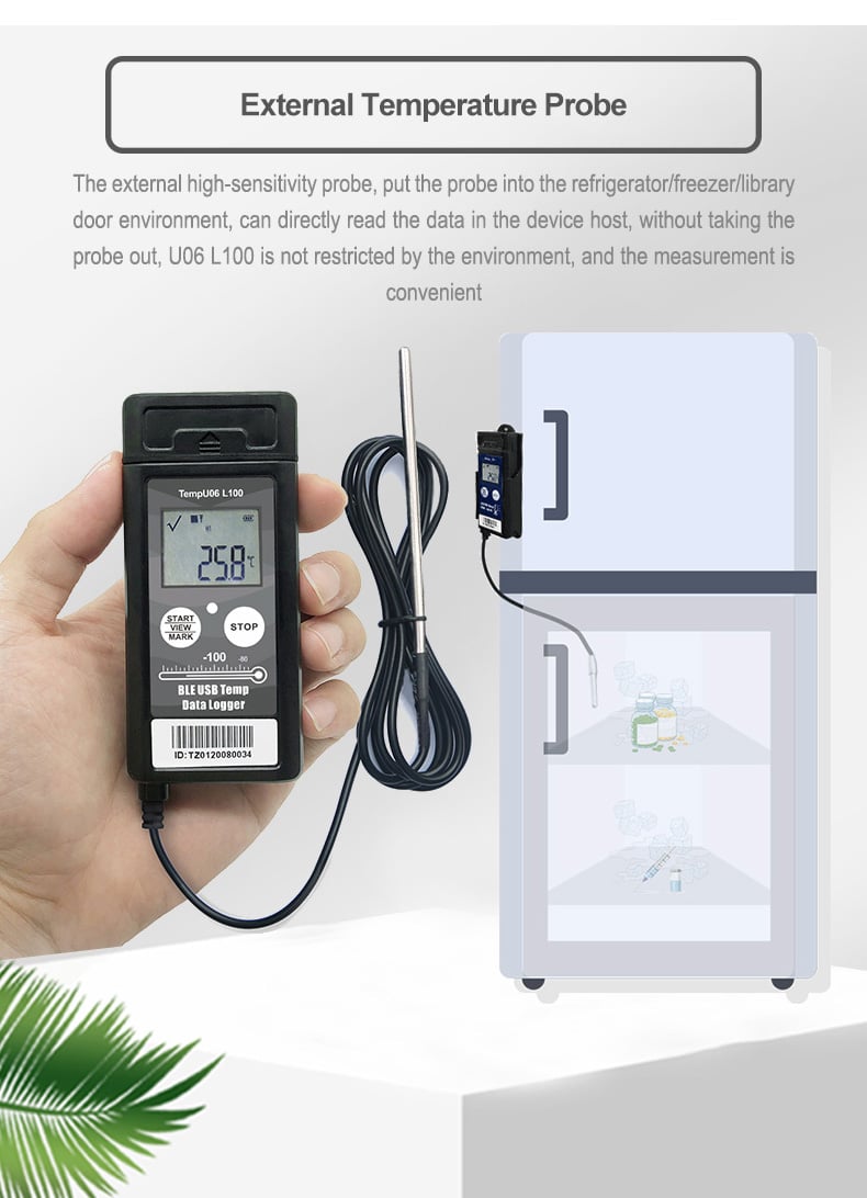 tempU06 L100 Bluetooth USB Temperature Data Logger manufacture
