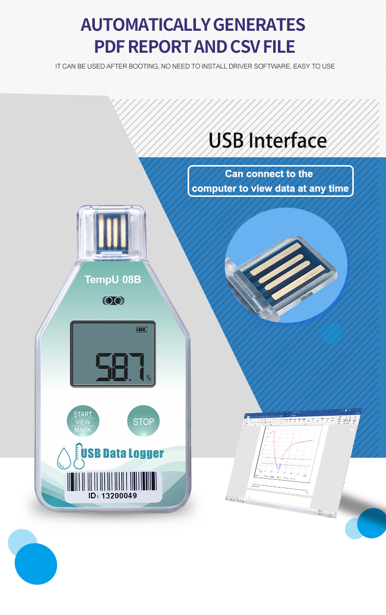 TempU08B Single· USE USB Temp & RH Data Logger supplier